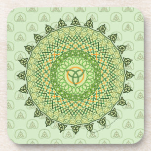 Posavasos Celtic St. Patty's Day Square Coaster