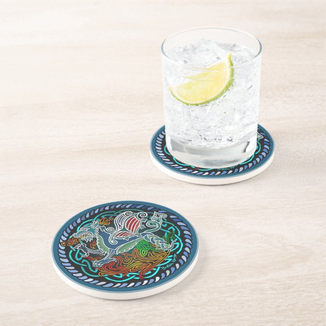 Posavasos Céltique dragon (Lado)