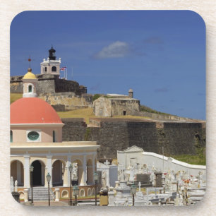 Posavasos Cementerio junto al mar de Puerto Rico