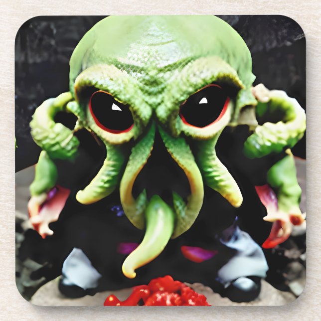 Posavasos Cena con Cthulhu (Frente)