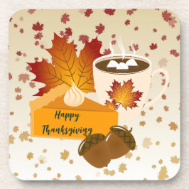 Posavasos Cena de Acción de Gracias Cocina Calabaza Pie Coci