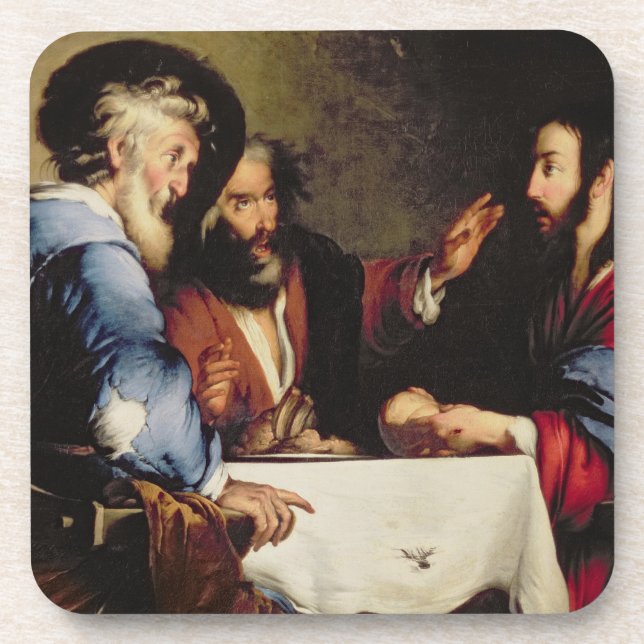 Posavasos Cena en Emmaus (Frente)