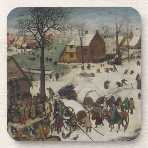 Posavasos Censo en Belén de Pieter Bruegel