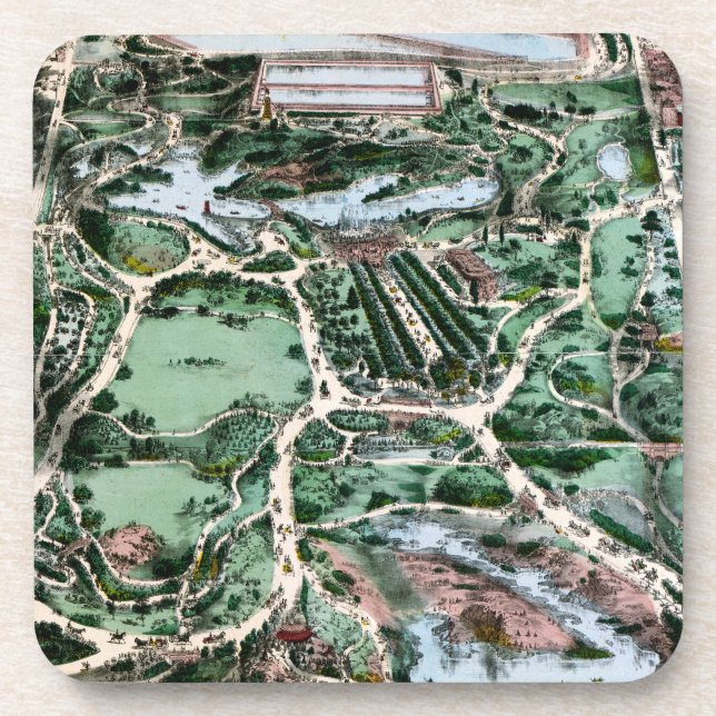 POSAVASOS CENTRAL PARK, 1860 (Frente)