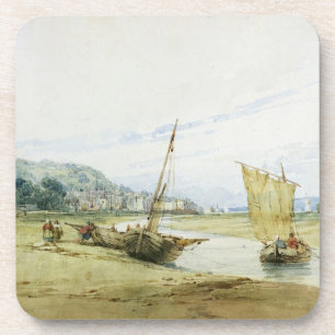 Posavasos Cerca de Honfleur, c.1822 (w/c sobre el grafito en