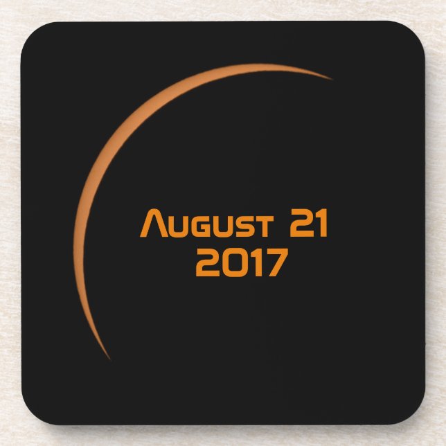 Posavasos Cerca Del Máximo 21 De Agosto De 2017 Eclipse Parc (Frente)