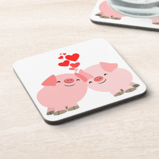 Posavasos Cerdos de Personalizado en ambientes de amor