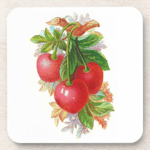 Posavasos Cerezas Vintage
