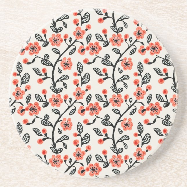 Posavasos Cerezo en flor (Frente)