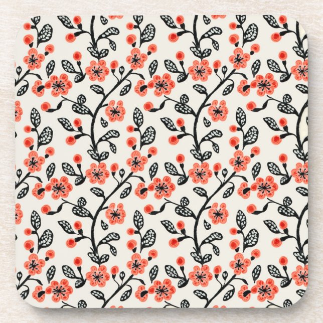 Posavasos Cerezo en flor (Frente)