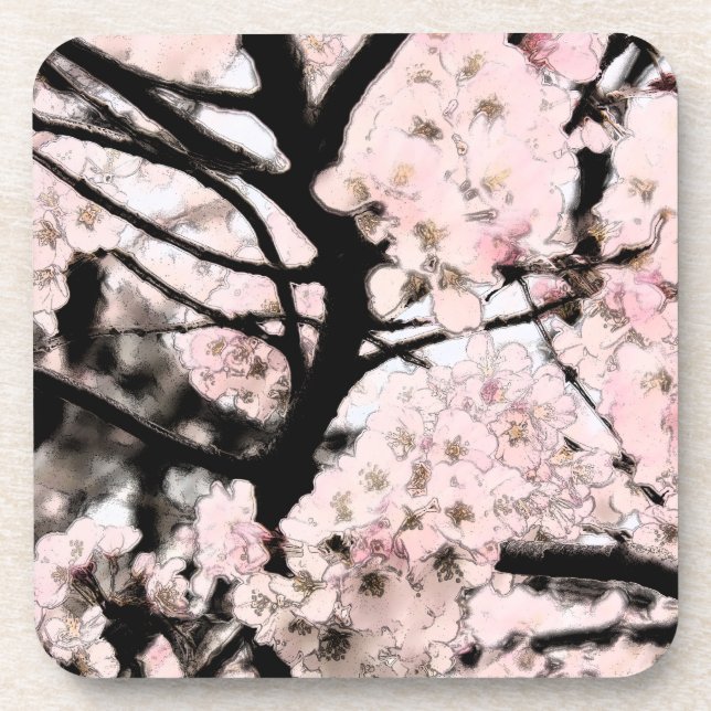 Posavasos Cerezo en flor editado (Frente)