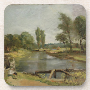 Posavasos Cerradura de Flatford, 1810-11 (aceite en el