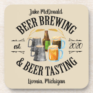 Posavasos Cerveza y degustación de cerveza