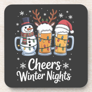 Posavasos Cervezas Noches de Invierno Amantes de la Cerveza 