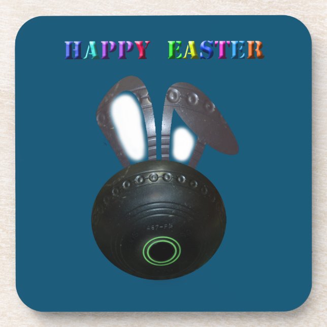 Posavasos Césped Bowl Conejo de Pascua, Amos (Frente)