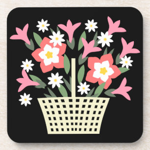 Posavasos Cesta de flores