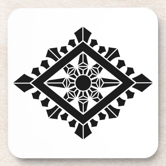 Posavasos chakra dharma rómbico (Frente)