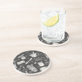 Posavasos Chalkboard Kitchen Art Sandstone