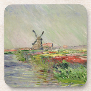 Posavasos Champ de Tulipes en Hollande - Claude Monet - 1886