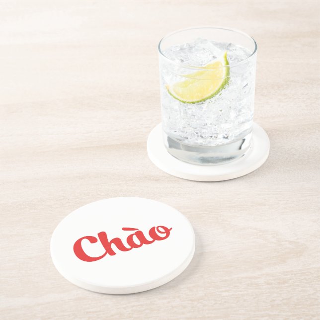 Posavasos Chào / Hola ~ Vietnam / Vietnamita / Tiang Viene (Lado)