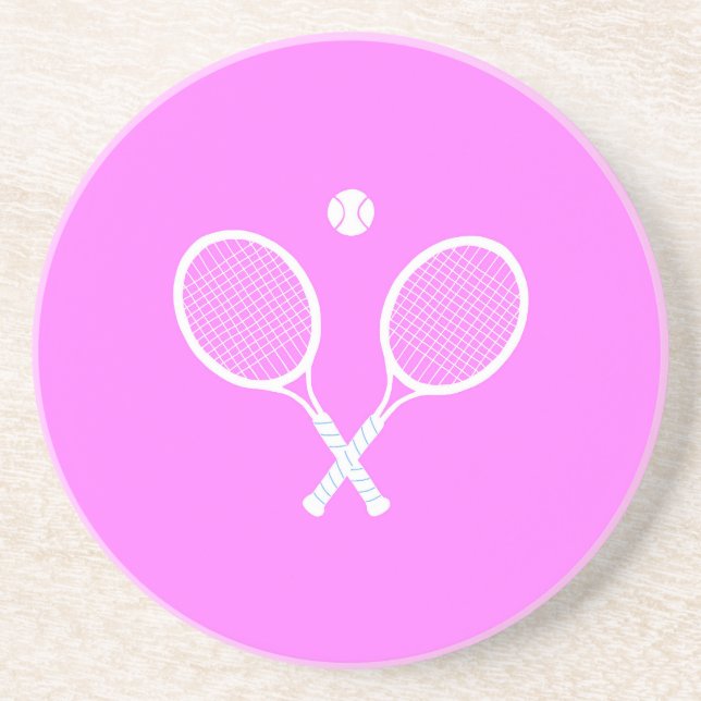 Posavasos Chaquetas de tenis y bolas (Frente)