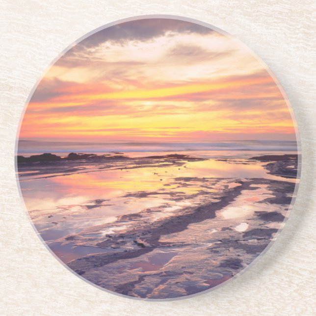 Posavasos charcas de marea de Sunset Cliffs (Frente)