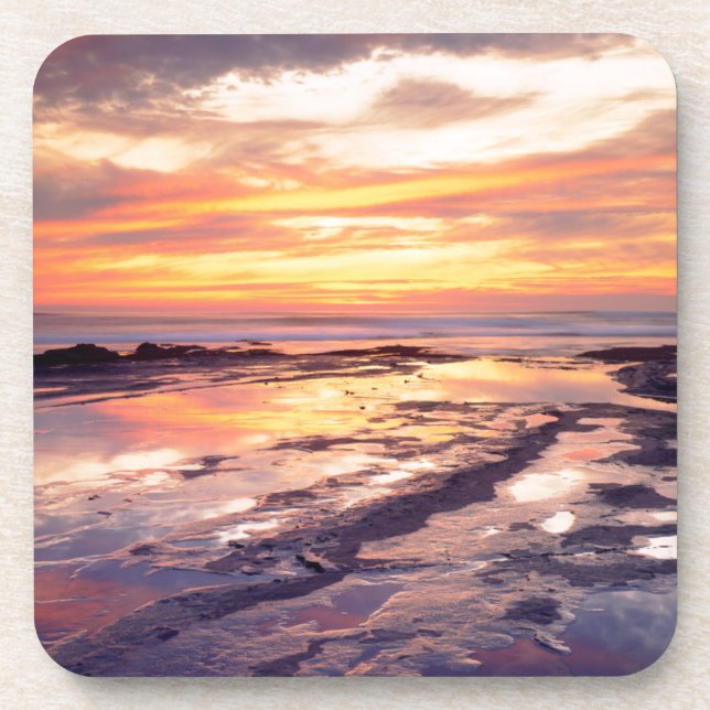 Posavasos charcas de marea de Sunset Cliffs (Frente)