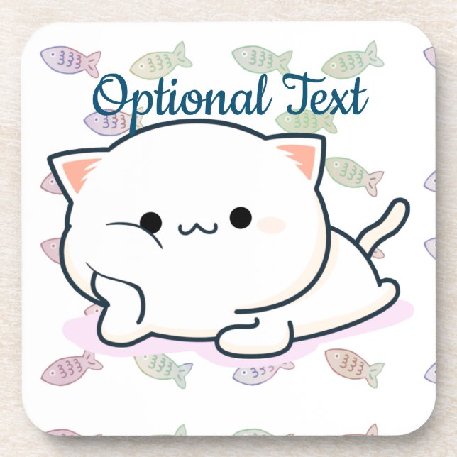 Posavasos Cheeky Kawaii Style Kitten (Frente)