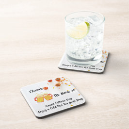 Posavasos Cheers Its Beer 30 Happy Fathers Day on a 