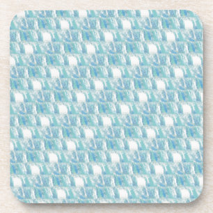 Posavasos Cheques azul de playa