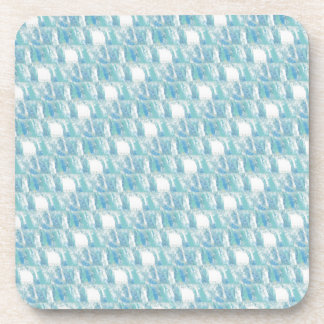 Posavasos Cheques azul de playa