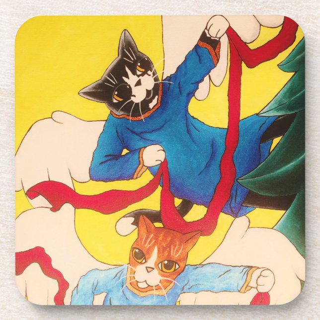 Posavasos Cherub Cats (Frente)