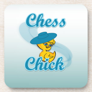 Posavasos Chess Chick #3