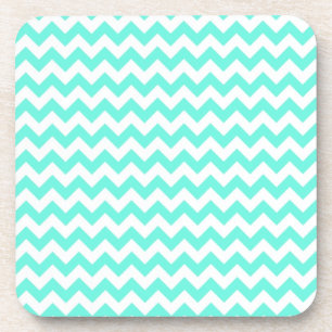 Posavasos Chevron azul suave