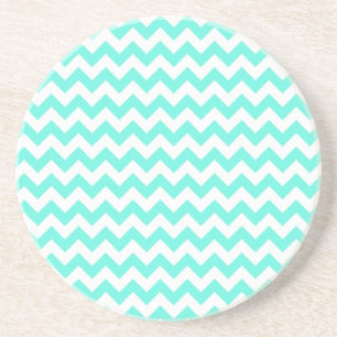 Posavasos Chevron azul suave