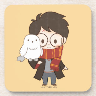 Posavasos Chibi HARRY POTTER™ y Hedwig
