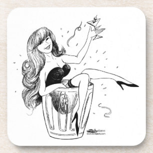 Posavasos Chica fiesta