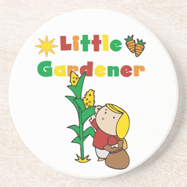 Posavasos Chica Little Gardener (Frente)