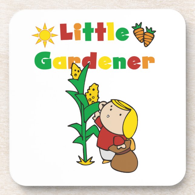 Posavasos Chica Little Gardener (Frente)