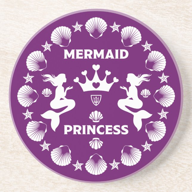 Posavasos Chica Mermaid Princess (Frente)