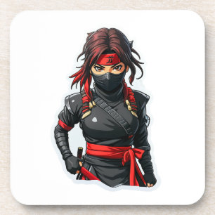 Posavasos Chica Ninja