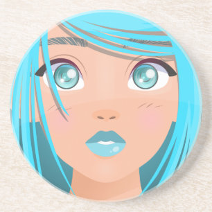 POSAVASOS CHICA PERSONALIZADO ANIME