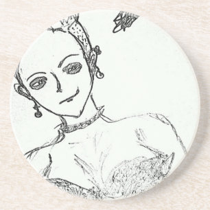 Posavasos chica punk