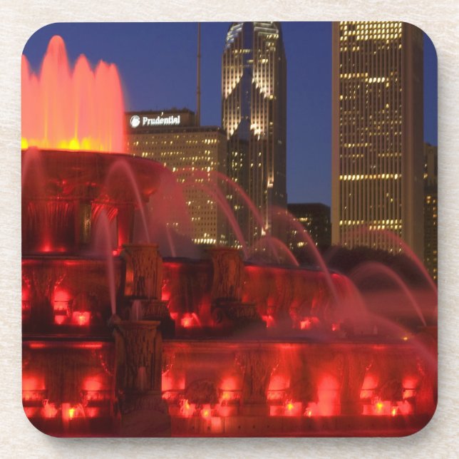 Posavasos Chicago, Illinois, Fuente Buckingham (Frente)