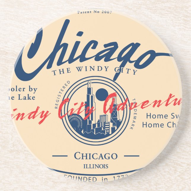 Posavasos Chicago Windy City (Frente)