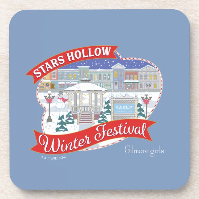Posavasos Chicas Gilmore | Festival de Invierno Stars Hollow (Frente)