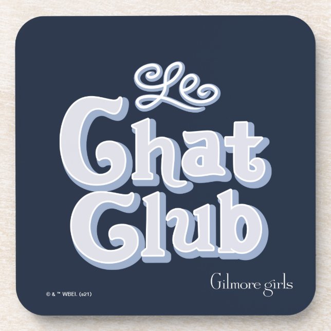 Posavasos Chicas Gilmore | Le Chat Club (Frente)