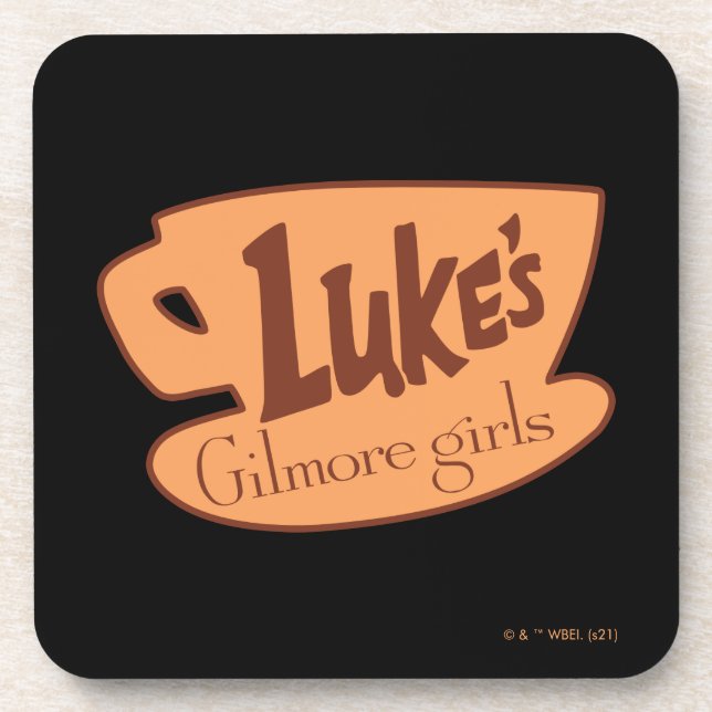 Posavasos Chicas Gilmore | Logo de Luke's Diner (Frente)