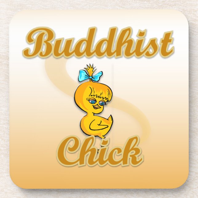 Posavasos Chick budista (Frente)