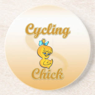 Posavasos Chick ciclista